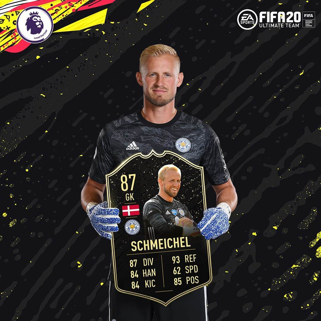 レスター・シティFCさんのインスタグラム写真 - (レスター・シティFCInstagram)「Kasper 🔥  City’s no.1 is in the FIFA #TOTW!  #lcfc」7月1日 23時21分 - lcfc