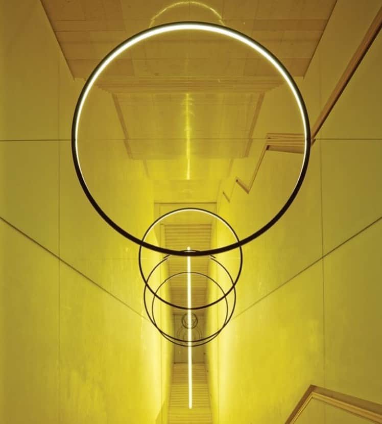 のインスタグラム：「#NKINSPIRATION💛  Olafur Eliasson Gravitiy Stairs  Seoul,South Korea  2019 #OlafurEliasson」