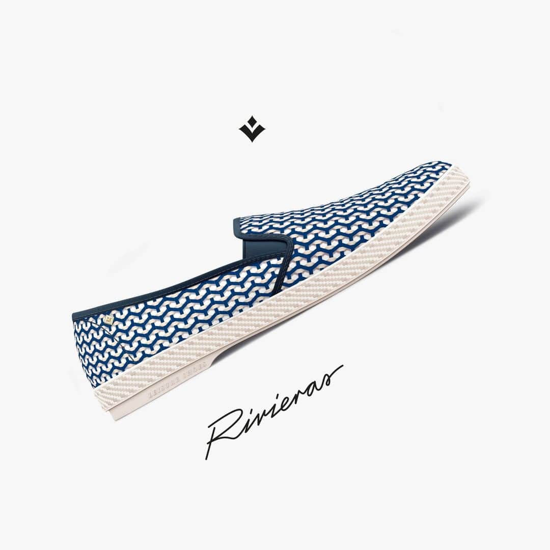 のインスタグラム：「is Napoles modèle Emilio en coton tressé is Napoles Emilio’s model in cotton piped  #rivieras #rivierasis #rivierasshoes #rivierasnapoles」