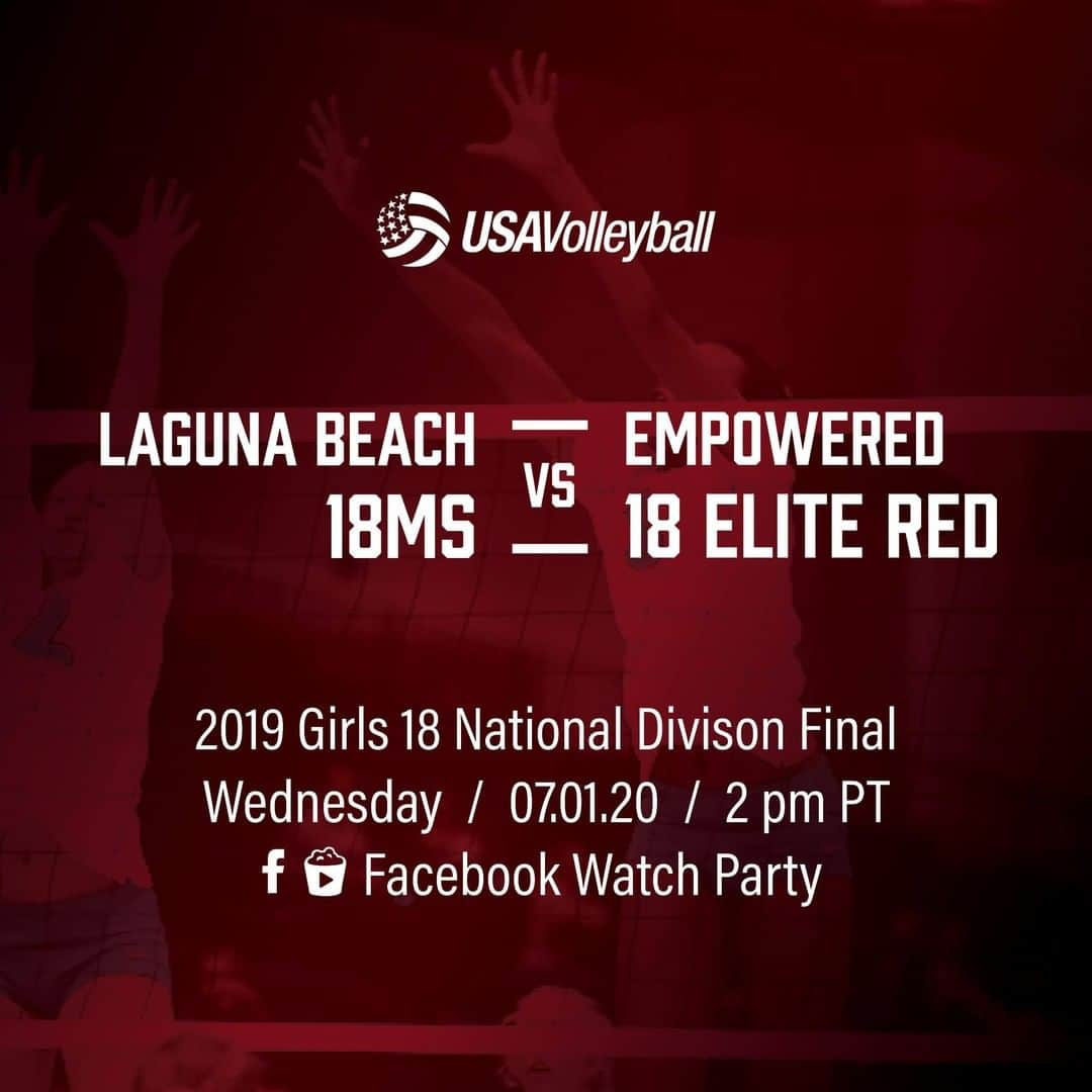 USA Volleyballさんのインスタグラム写真 - (USA VolleyballInstagram)「Starting off the Junior National Championship watch party week with a 💥! The 2019 Girls 18 National Division Final between Laguna Beach 18MS and Empowered 18 Elite Red did not disappoint with back and forth action all the way through, and starred Kendall Kipp, now competing at the college level coming off a #NCAAVB title!  Head over to our Facebook now (link in bio) and set your ⏰ to watch it LIVE at 2pm PT! #USAVwatchparty」7月2日 1時00分 - usavolleyball