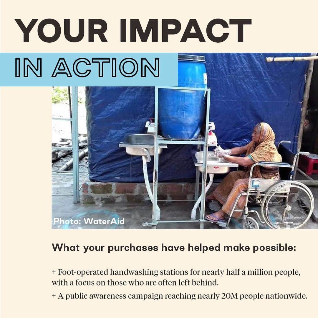 トムズシューズのインスタグラム：「In response to COVID-19, TOMS Giving Partner @wateraidamerica is committed to supporting the most vulnerable communities, like those in Bangladesh—one of the world’s most densely populated countries. // Learn more about the TOMS COVID-19 Global Giving Fund and your impact via link in our bio.」
