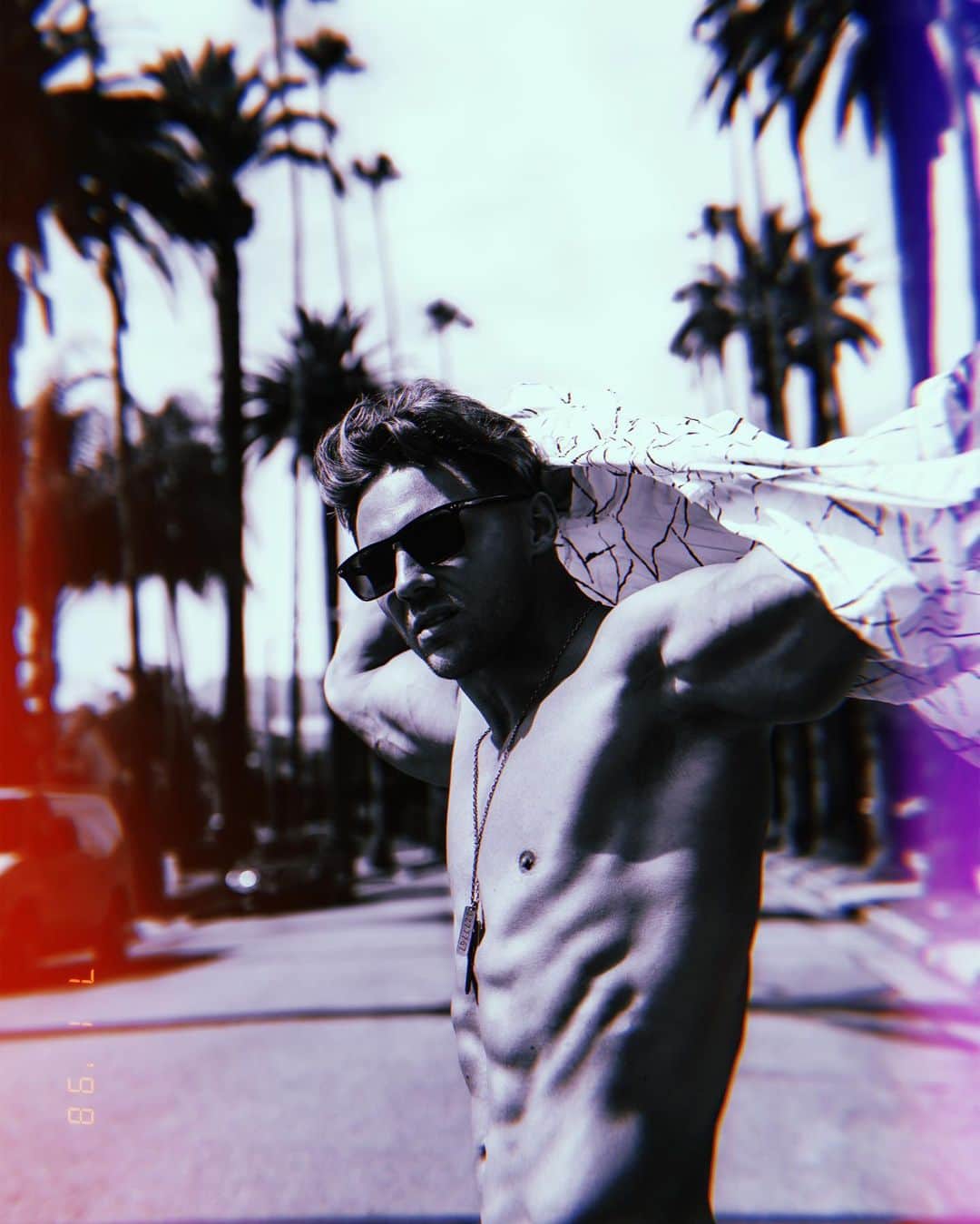 スティーブ・クックのインスタグラム：「LA is cooler in pictures and no one actually puts on a shirt like this」