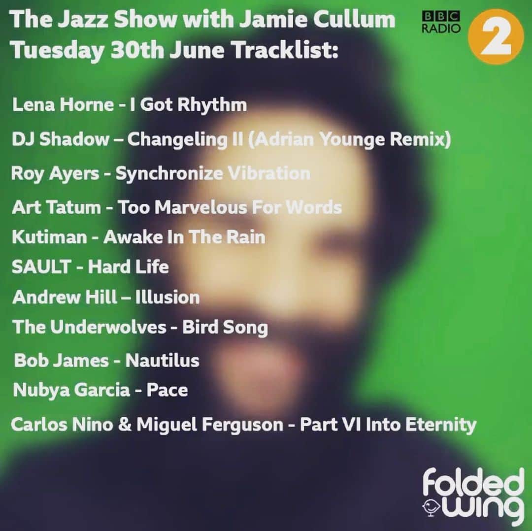 ジェイミー・カラムさんのインスタグラム写真 - (ジェイミー・カラムInstagram)「Here’s the track list from last night’s @bbcradio2 show. It was a BANGER! Listen again on the BBC sounds app.」7月2日 1時29分 - jamiecullum