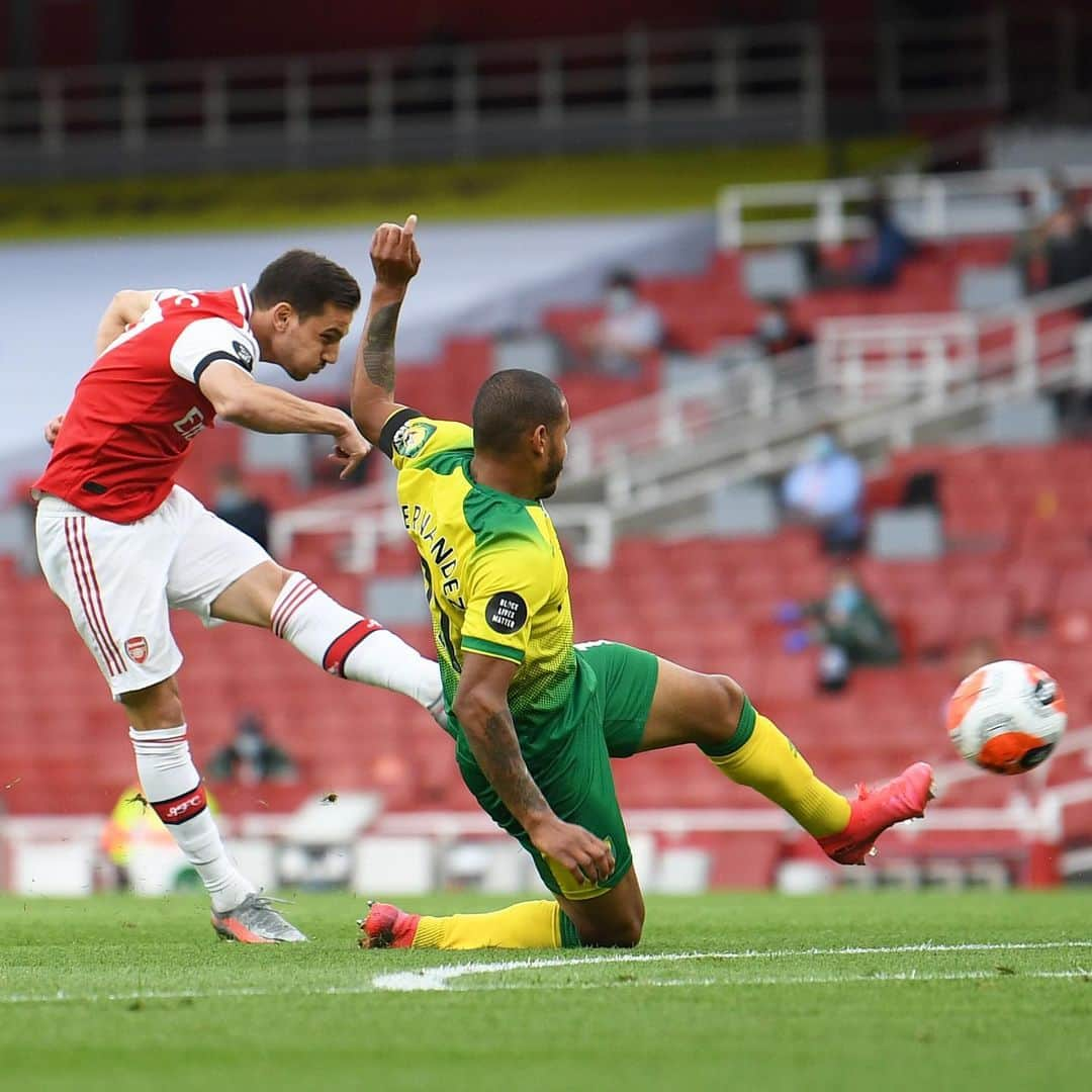 アーセナルFCさんのインスタグラム写真 - (アーセナルFCInstagram)「Debut AND a goal, Cedric? ✅ #premier league #arsenal #afc #coyg」7月2日 3時51分 - arsenal