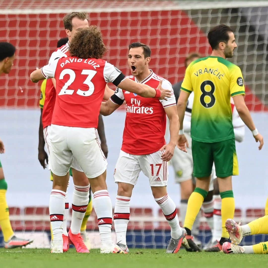 アーセナルFCさんのインスタグラム写真 - (アーセナルFCInstagram)「Debut AND a goal, Cedric? ✅ #premier league #arsenal #afc #coyg」7月2日 3時51分 - arsenal