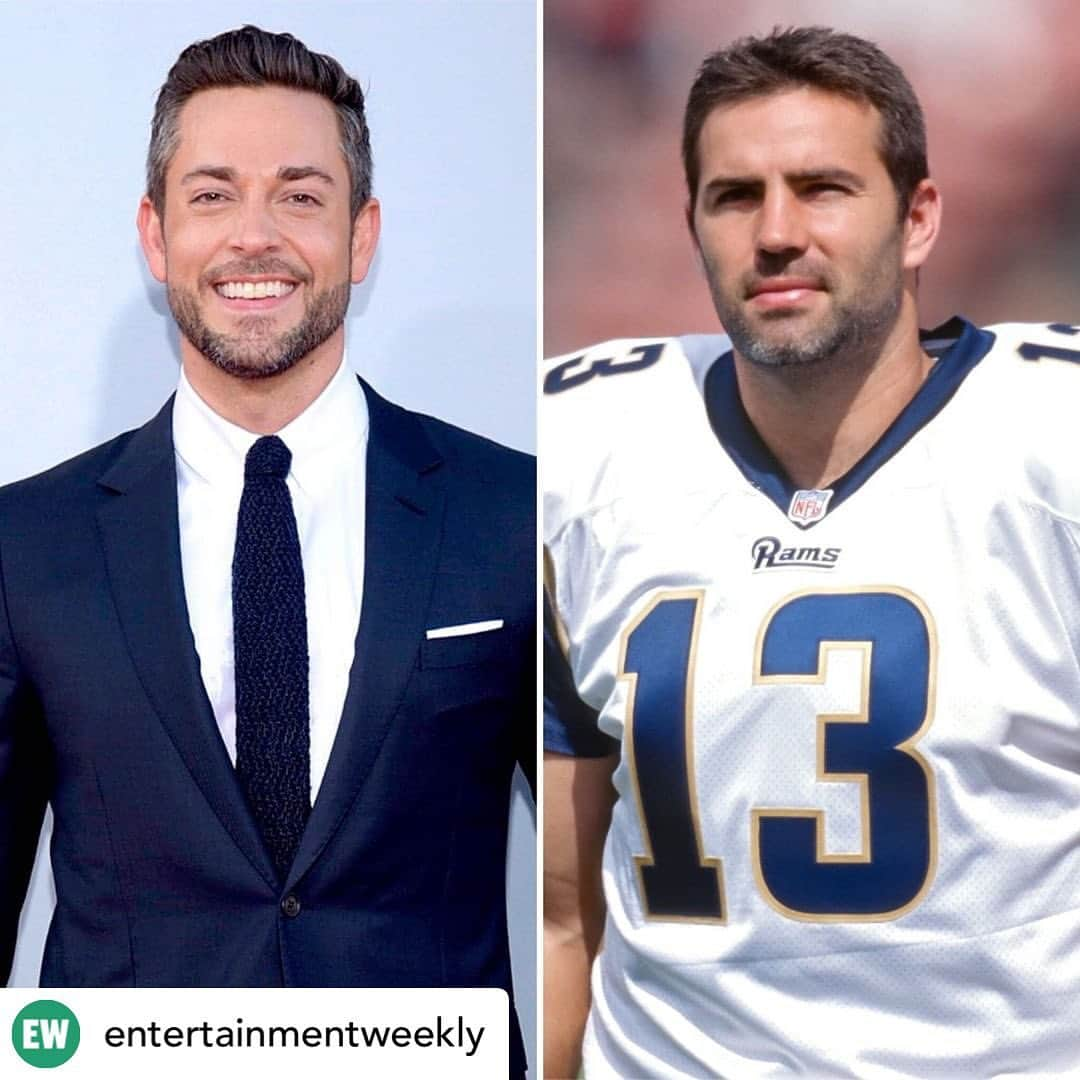 ザッカリー・リーヴァイさんのインスタグラム写真 - (ザッカリー・リーヴァイInstagram)「Beyond pumped for this one. Have always found @kurt13warner, and his family, and their journey, to be an uplifting and inspiring one. Can’t wait to bring their story to screens both large and small. 🙌 Big thanks to the @erwinbros and @lionsgate for trusting me with donning lucky #13. 🤘😎🤘 .   @entertainmentweekly Zachary Levi is taking the field for his new role. Hit our link in bio for more on the #Shazam actor turning into an NFL star for the Kurt Warner biopic. 📷: Michael Tullberg/Getty Images; David Madison/Getty Images」7月2日 4時02分 - zacharylevi