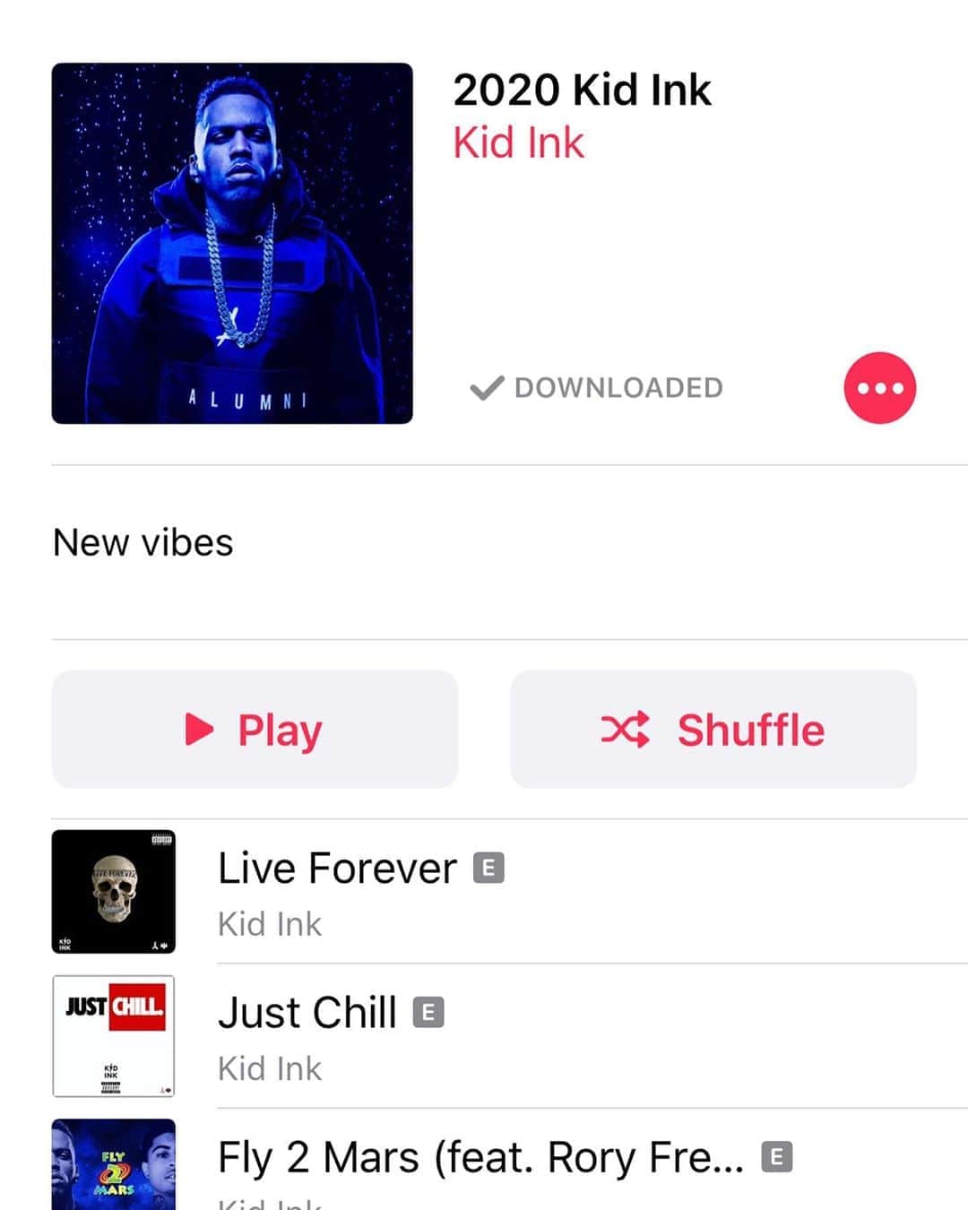 キッド・インクのインスタグラム：「Tap into my new playlists on Apple Music and Spotify! New album OTW! 🚀」