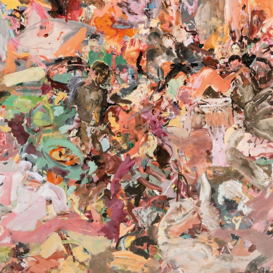 クリスティーズさんのインスタグラム写真 - (クリスティーズInstagram)「Cecily Brown's 'Carnival and Lent', a pyrotechnic expanse of colour and movement is inspired by Pieter Brueghel the Elder's 'The Fight Between Carnival and Lent'.⠀ .⠀ This expansive painting gives hints of figures within textured swirls and blurs of pigment, channeling the energy of Brueghel's original crowd scene into an immersive, fleshy scape of abstraction.⠀ .⠀ 'Carnival and Lent' will be offered in the London leg of our international ONE auction this July.⠀ .⠀ Cecily Brown (b. 1969), 'Carnival and Lent', 2006-8. Estimate: £4,000,000-6,000,000⠀ .⠀ ONE — 10 July, London.⠀ .⠀ #art #artwork #artist #cecilybrown #painting #contemporaryart #contemporaryartist #femaleartist」7月2日 5時06分 - christiesinc