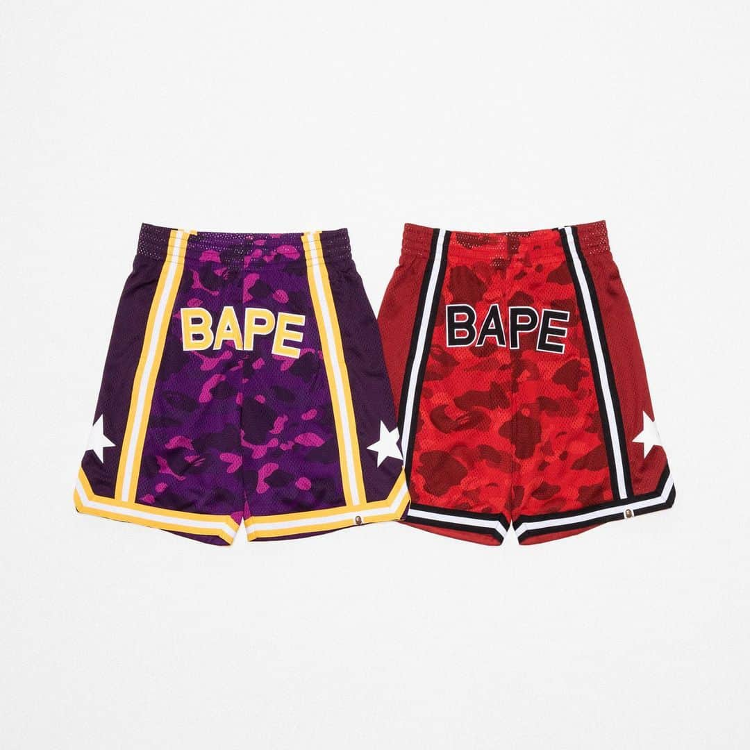 UNDFTDさんのインスタグラム写真 - (UNDFTDInstagram)「A BATHING APE® Color Camo Wide Basketball Shorts and Bape Sta Mesh Caps // Available now at Undefeated.com」7月2日 6時00分 - undefeatedinc