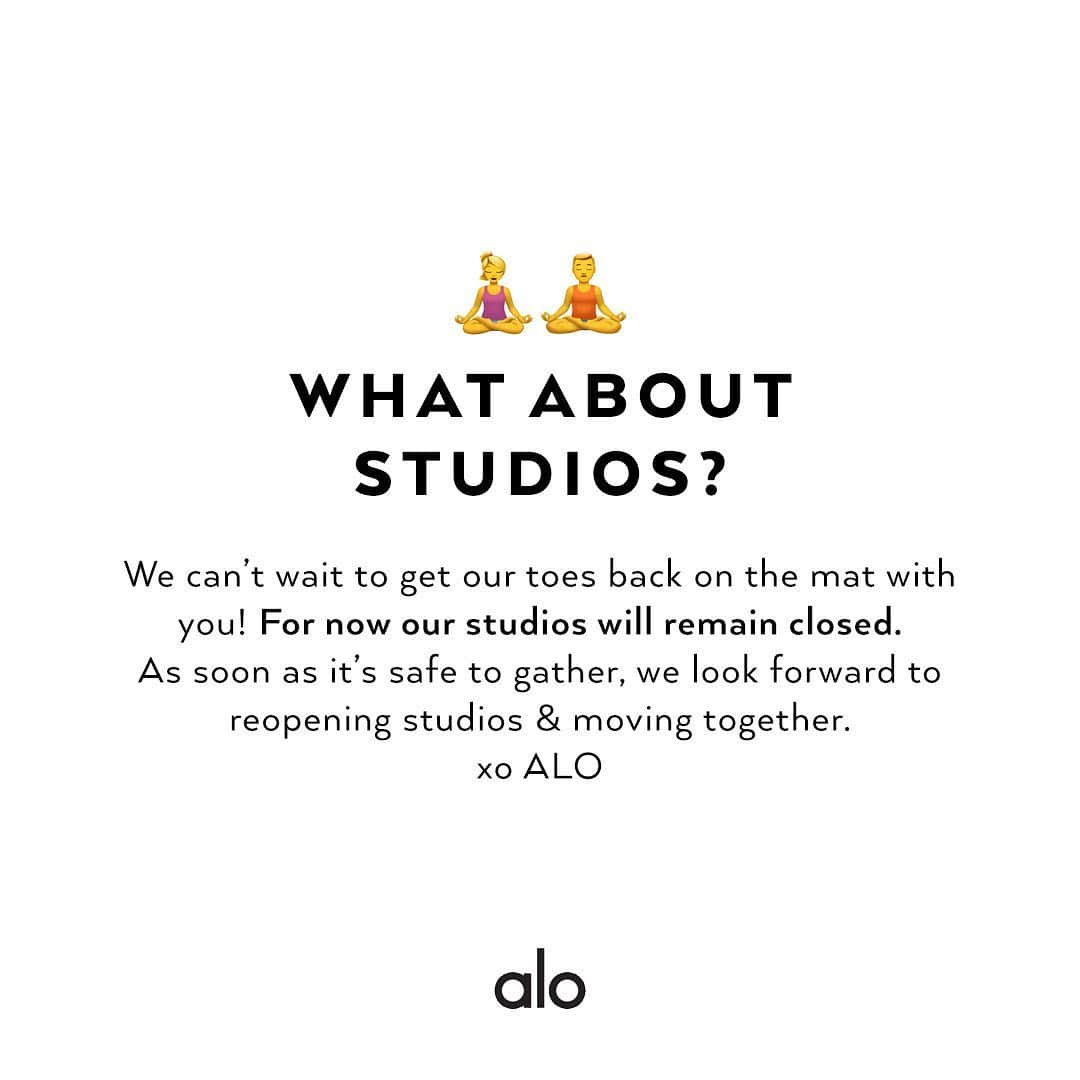 ALO Yogaさんのインスタグラム写真 - (ALO YogaInstagram)「Today is the day! ✨ Our Los Angeles stores are opening their doors 💙 Stop by, say hello and shop around! We’re taking all the precautionary steps to be mindful of everyone’s health and personal comfort! Swipe for more info 🙏#losangeles」7月2日 6時14分 - aloyoga