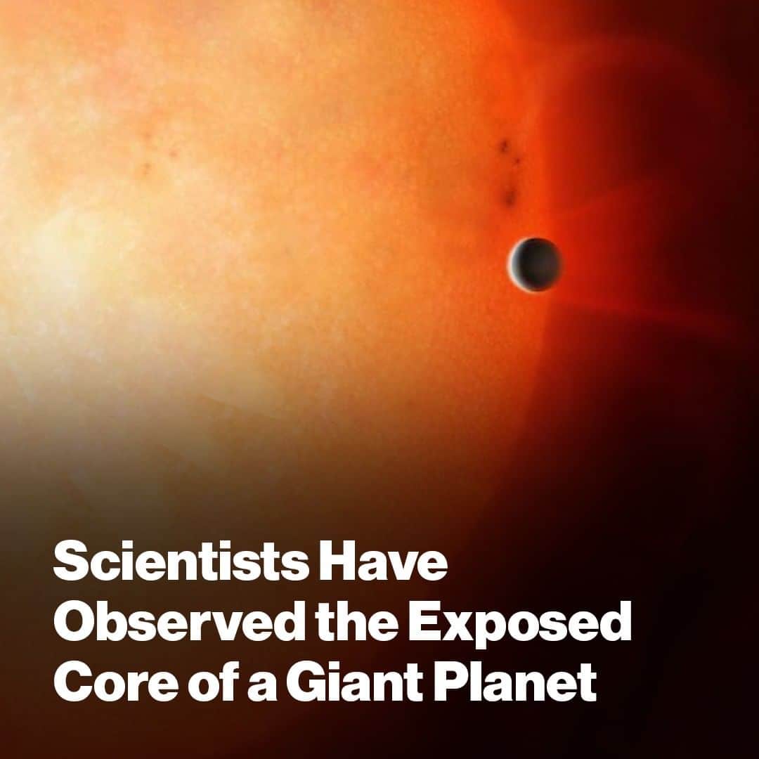 VICEさんのインスタグラム写真 - (VICEInstagram)「For the first time ever, scientists have glimpsed the exposed core of a giant planet, providing a rare opportunity to peer at the heart of an alien world.⁠ ⁠  Link in bio. ⁠ ⁠ 📸 : University of Warwick/Mark Garlick⁠」7月2日 6時15分 - vice