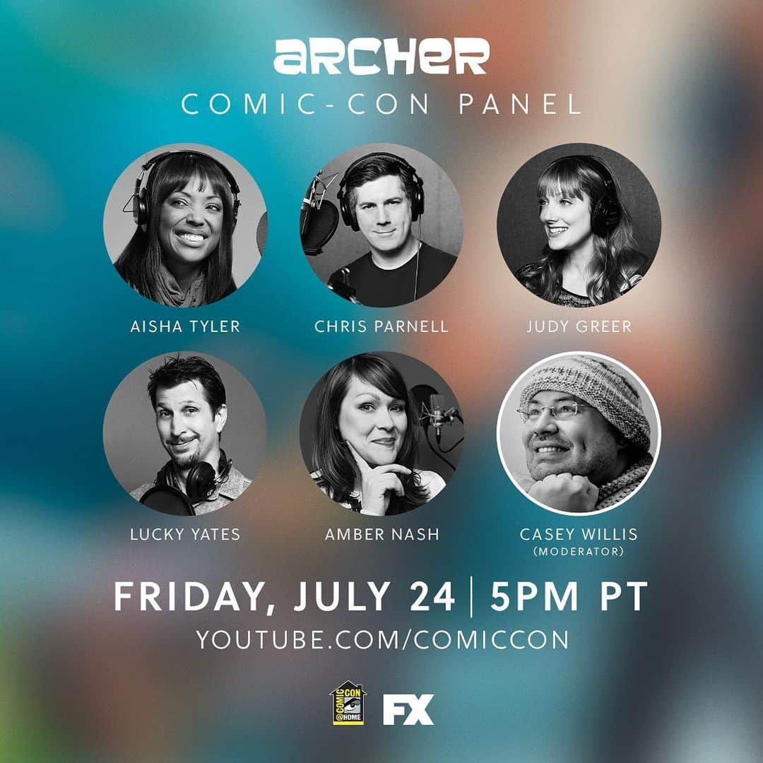 アイシャ・タイラーさんのインスタグラム写真 - (アイシャ・タイラーInstagram)「No @comic_con? No problem! Come hang with the cast of @archerfxx and get all kinds of insight into the new season, behind the scenes dirt, and an insider glimpse into our unkempt living rooms this Friday, July 24, at 5pm on @youtube at YouTube.com/comiccon.  DO YOU NOT?」7月2日 7時49分 - aishatyler