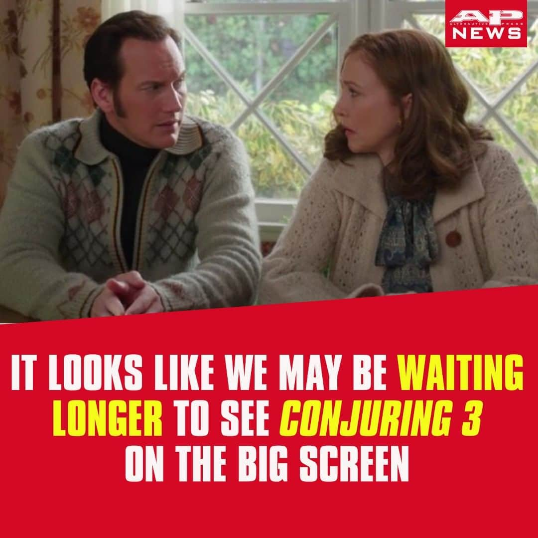 Alternative Pressさんのインスタグラム写真 - (Alternative PressInstagram)「@wbpictures is reportedly planning to delay the release of ‘@theconjuring 3’ ⁠ LINK IN BIO⁠ .⁠ .⁠ .⁠ #theconjuring #theconjuring3 #wbpictures #warnerbrotherpictures #alternativepress #altpress」7月2日 8時01分 - altpress