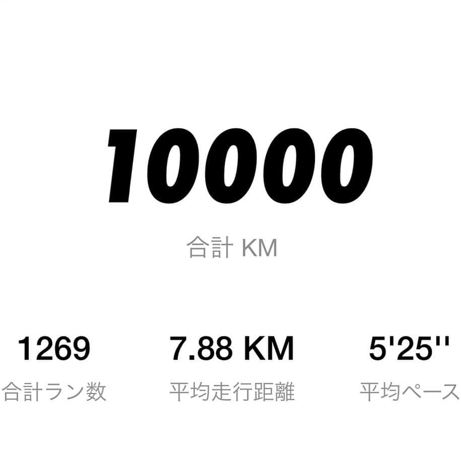オカモト"MOBY"タクヤさんのインスタグラム写真 - (オカモト"MOBY"タクヤInstagram)「2010年1月21日から計測開始、今日10000km到達。2009年の年末、向井秀徳氏、LEO今井、吉田一郎と酒席で「明日の朝、走ろう」と酔った勢いで走り始めたのがきっかけで、まさか5度のフルマラソンを含む10000kmに到達するとは。」7月2日 9時38分 - moby_scoobiedo