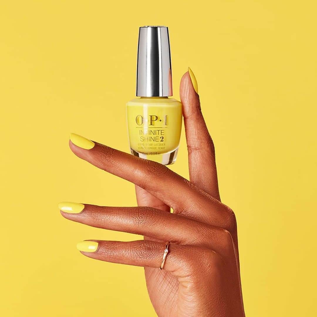 OPIさんのインスタグラム写真 - (OPIInstagram)「#DontTellASol, but it looks like we’ve found creativity, happiness, warmth, and cheer in this tiny bottle of goodness! 💛 Which do you love more: a yellow mani or a yellow pedi?   #OPIMexicoCity #OPIInfiniteShine #ColorIsTheAnswer #RainbowOfHope #YellowNails #BrightNails #SummerNails #Staycation」7月2日 10時01分 - opi