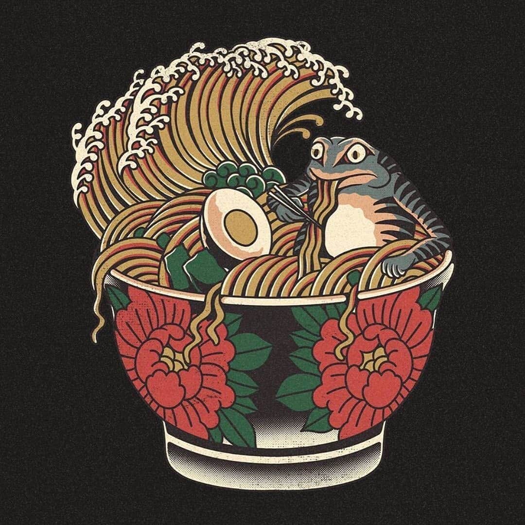 Art Collective Magazineさんのインスタグラム写真 - (Art Collective MagazineInstagram)「I always really dig @muledraws  designs. Check out these traditional Japanese style designs. Give him a follow for more 🐸💥 #artnerd #artcollective #traditional #japanese #tattoo #style」7月2日 10時15分 - art_collective
