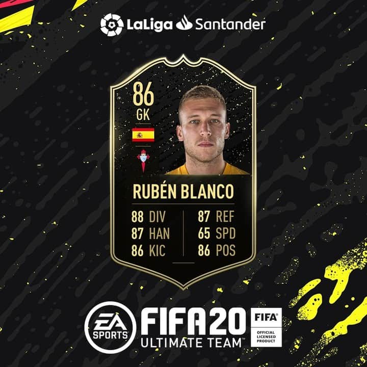 セルタ・デ・ビーゴさんのインスタグラム写真 - (セルタ・デ・ビーゴInstagram)「Rubén Blanco, incluido no Equipo da Semana de @easportsfifa_es tras os seus partidos ante Real Sociedad e Barça. . Rubén Blanco, incluido en el Equipo de la Semana de @easportsfifa_es tras sus partidos ante Real Sociedad y Barça. . Ruben Blanco makes the @easportsfifa_es Team of the Week! . #CandoHaiPaixón #FIFA20 @laliga #RubénBlanco #TOTW」7月2日 20時32分 - rccelta