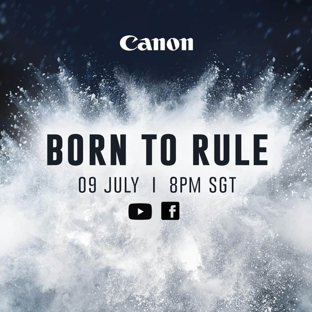 Canon Asiaのインスタグラム：「MARK your calendars 🗓️, SET your alarm ⏰ and GO on our Facebook or YouTube channel at 8 pm (SGT), 9th of July.⁣ ⁣ We've got some very exciting news and treats in store for you! Make a guess?」