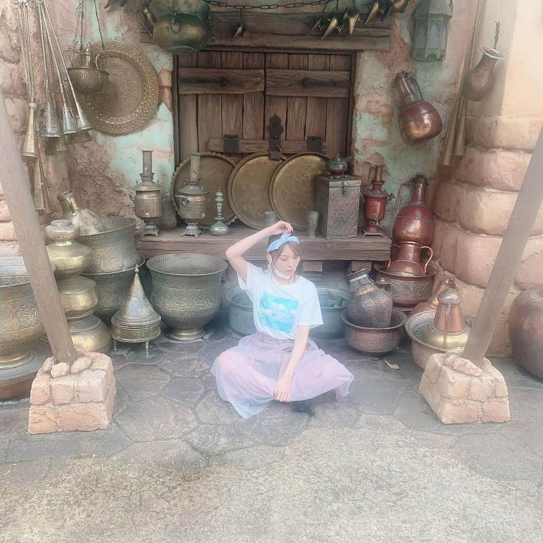 草場愛さんのインスタグラム写真 - (草場愛Instagram)「🧞‍♂️💕 . . #ディズニー #ディズニーシー #disney #disneysea #モデル #model #被写体 #女優 #actress」7月2日 21時06分 - manami_k1017