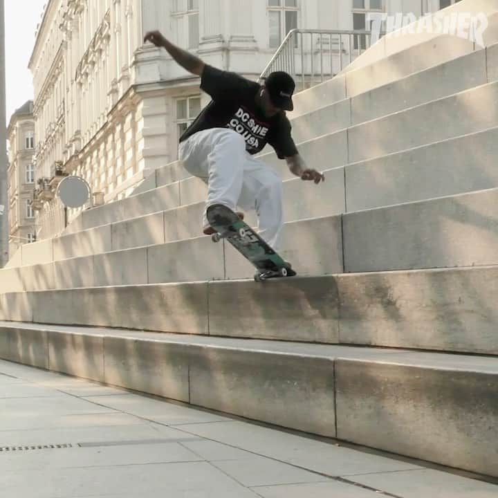 スラッシャーのインスタグラム：「👉🏾 @dc_skateboarding’s DOMINO montage NOW PLAYING on the Thrasher app 📲」