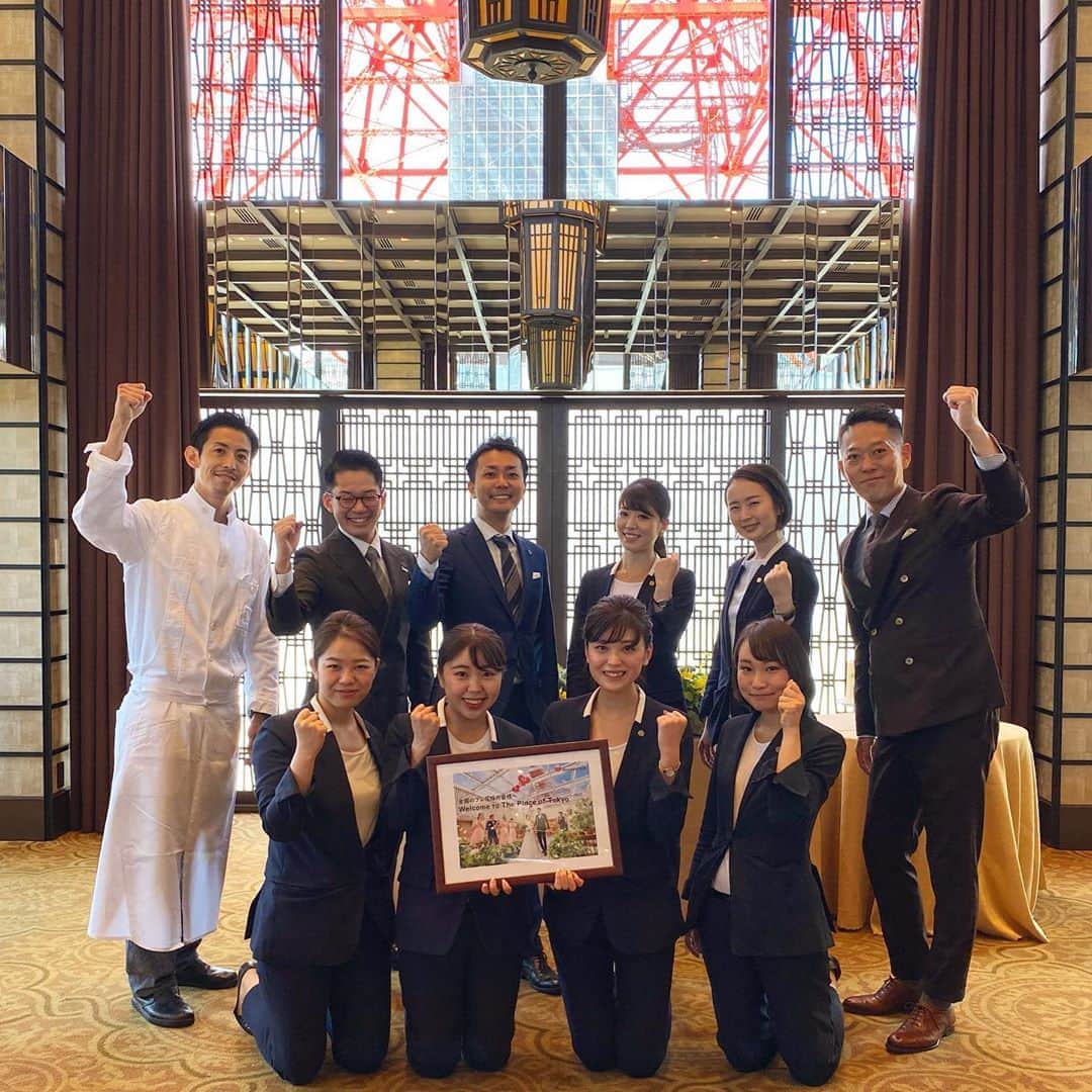 東京タワーの麓の結婚式のグルメインスタ