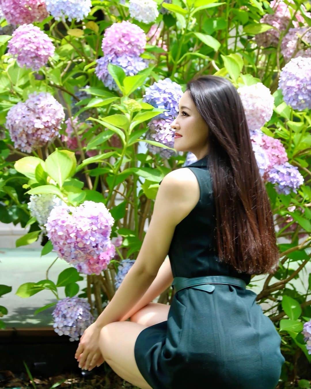のインスタグラム：「7月も楽しみなこといっぱい🥰﻿ ﻿ #instagood #mylook #happy #fashion #love #summer #model #shooting #japan #me #tokyo #girl #beauty #japanesegirl #instalike #photo #healthy #flowers #sunnyday #粉我 #照片 #时装 #漂亮 #我倒 #我的最愛 #攝影」