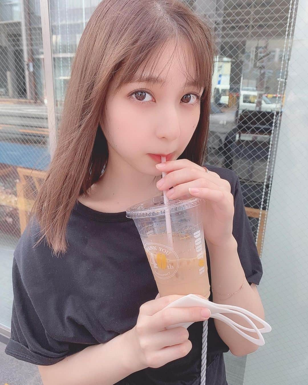 松岡菜摘さんのインスタグラム写真 - (松岡菜摘Instagram)「. . 暑かったからミルクティー飲んだ . #milktea」7月2日 21時54分 - natsustagram_hkt