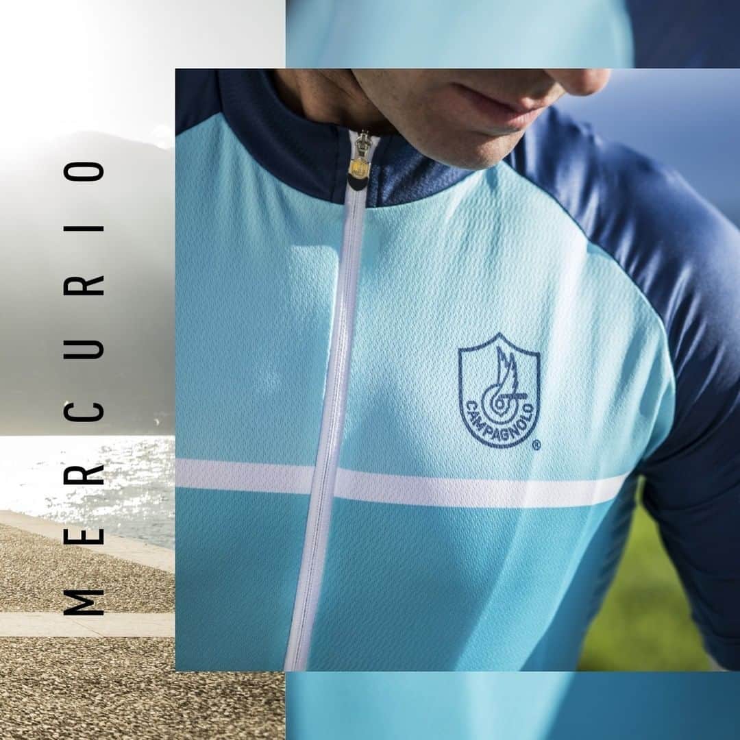 カンパニョーロさんのインスタグラム写真 - (カンパニョーロInstagram)「The Mercurio and Plutonio jerseys are the perfect blend for those cyclists looking for comfortable, yet technical cycling wear. They are constructed using a microfibre fabric (100% PES treated with a hydrophilic process), that’s both lightweight and highly breathable. Discover all the details on our website.」7月2日 17時01分 - campagnolosrl