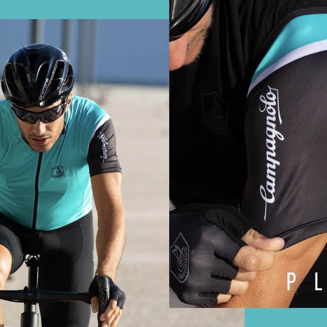 カンパニョーロさんのインスタグラム写真 - (カンパニョーロInstagram)「The Mercurio and Plutonio jerseys are the perfect blend for those cyclists looking for comfortable, yet technical cycling wear. They are constructed using a microfibre fabric (100% PES treated with a hydrophilic process), that’s both lightweight and highly breathable. Discover all the details on our website.」7月2日 17時01分 - campagnolosrl