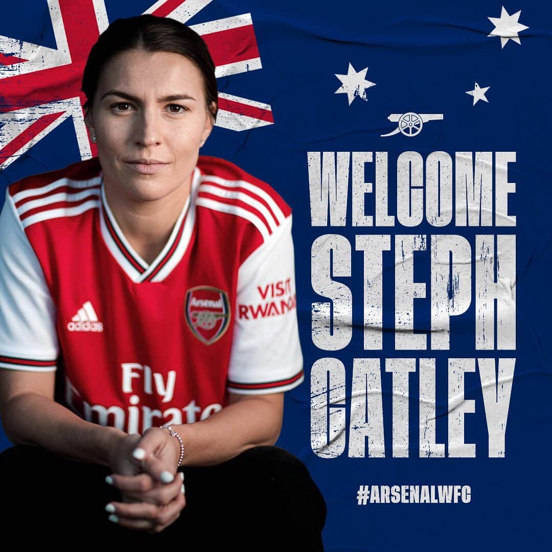 Arsenal Ladiesさんのインスタグラム写真 - (Arsenal LadiesInstagram)「🥁 Introducing our first summer signing (and it’s a big one)... @stephcatley 👋」7月2日 17時22分 - arsenalwfc