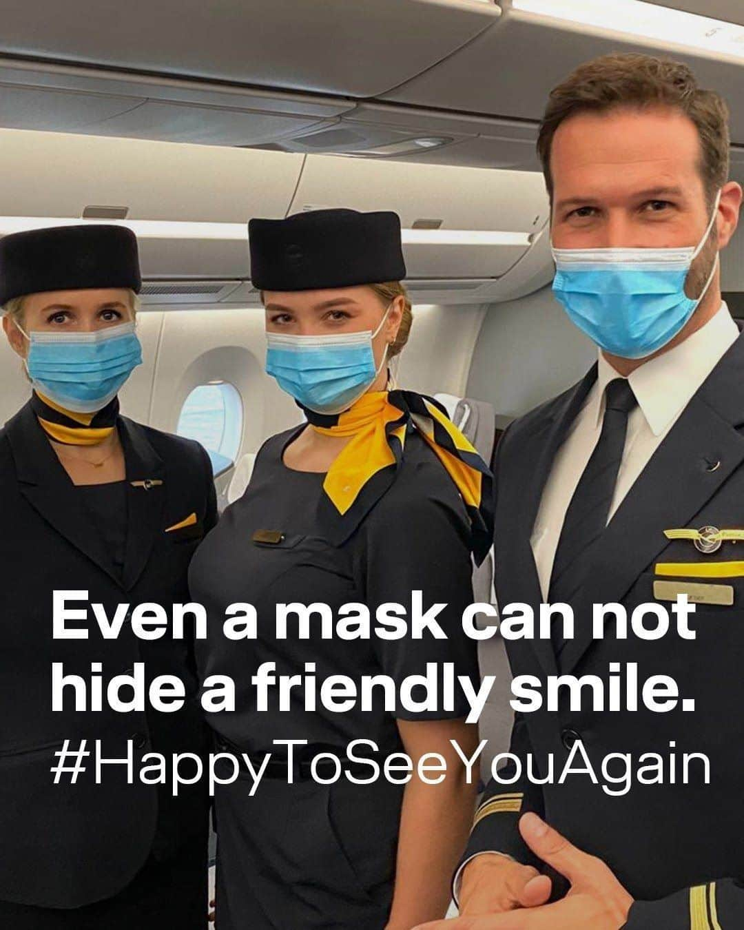 ルフトハンザさんのインスタグラム写真 - (ルフトハンザInstagram)「Happy to see you again. Happy to be flying with you again. #HappyToSeeYouAgain」7月2日 18時00分 - lufthansa