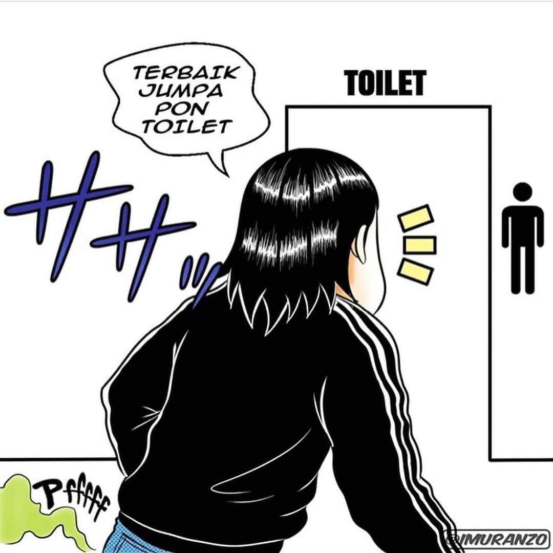 Koleksi Komik Malaysiaさんのインスタグラム写真 - (Koleksi Komik MalaysiaInstagram)「#Repost @imuranzo_comic with @get_repost ・・・ BILA UH UH DI PUBLIC TOILET .  Tipula korang tak pernah kene camni bila masuk public toilet 😅😆😁. . . . 👉Follow @imuranzo_comic for more !🍫 . . . ➖➖➖➖➖ 🎌HASHTAGS🎌➖➖➖➖➖ #komik #komikmalaysia #koleksikomikmalaysia  #komikstrip #gengkomik #komikharian #drawing #mangadrawings  #imuranzo」7月2日 18時34分 - tokkmungg_exclusive