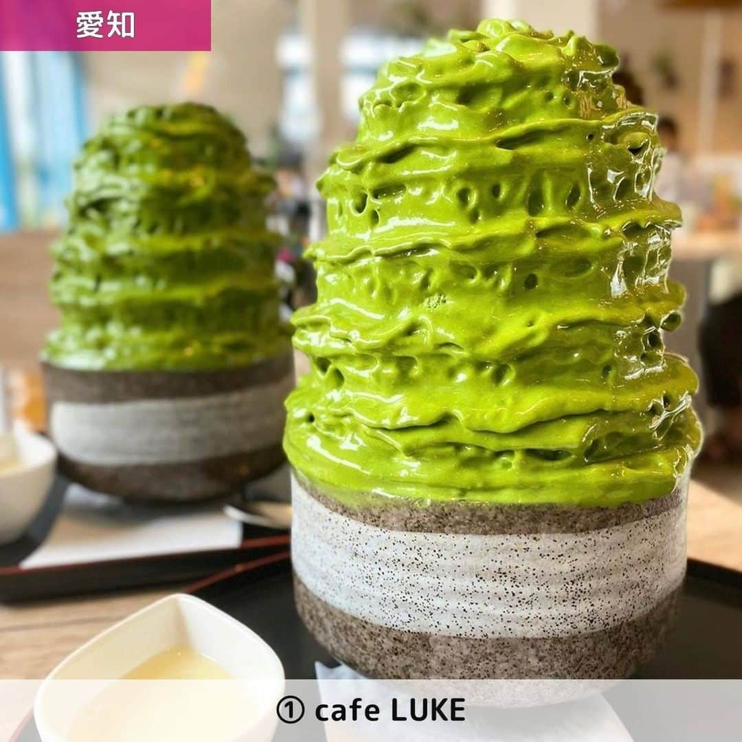 UWASAさんのインスタグラム写真 - (UWASAInstagram)「. ①【愛知】cafe LUKE ☞「西尾の抹茶」をふんだんに使用した濃厚で滑らか抹茶エスプーマをたっぷりとかけたかき氷✨溶けた氷を「冷抹茶」として飲むことができるので最後まで楽しめますよ🍵 [photo by:@chii5951] ＊ ②【愛知】抹茶ラボ 西尾伝想茶屋店  ☞西尾の抹茶をふんだんに使った特製シロップと、濃厚なジェラートをトッピングしたかき氷が大人気💕1番茶を使ったエスプーマソースの甘みと、中のソースに使用されている2番茶の苦みのバランスが抜群🙆 [photo by:@izumirara] ＊ ③【東京】しもきた茶苑大山  ☞お茶の日本最高位である「茶師十段」が2名もいる、たくさんの賞を受賞している人気のお店💗宇治抹茶のとろ～りとした別添えの蜜をかけていただけます🌈 [photo by:@satoemon_gourmet] ＊ ④【茨城】茶の木村園 ☞日光天然氷のかき氷が食べられるお茶屋さん🎶ふわふわで濃厚なエスプーマとこだわりの日光天然氷の繊細なくちどけがマッチ👀 [photo by:@hitomilovekona0301] ＊ <<✏️=========================>> グルメに関する素敵なお写真を 厳選してご紹介しています📷🌈 【 @uwasa_gourmet 】 or 【 #uwasa 】 をタグ付けであなたの投稿が Instagramや記事で紹介されちゃうかも👀🎉 皆さんの素敵なご投稿お待ちしています🌸 <<=========================🔎>> ＊ #抹茶かき氷 #抹茶エスプーマかき氷 #抹茶 #かき氷 #抹茶部 #かき氷部 #カキ氷 #かき氷巡り #かきごおりすと #かきごーらー #かき氷マニア #かき氷好きな人と繋がりたい #和カフェ #抹茶好きな人と繋がりたい #カフェ #カフェ部 #カフェ巡り #抹茶エスプーマ #抹茶好きにはたまらない #お洒落カフェ #抹茶スイーツ #カフェ好きな人と繋がりたい #スイーツ部 #スイーツ巡り #スイーツ好きな人とつながりたい #エスプーマかき氷 #食べ歩きスイーツ #スイーツテロ #カフェスタグラム」7月2日 19時00分 - joshime_gourmet