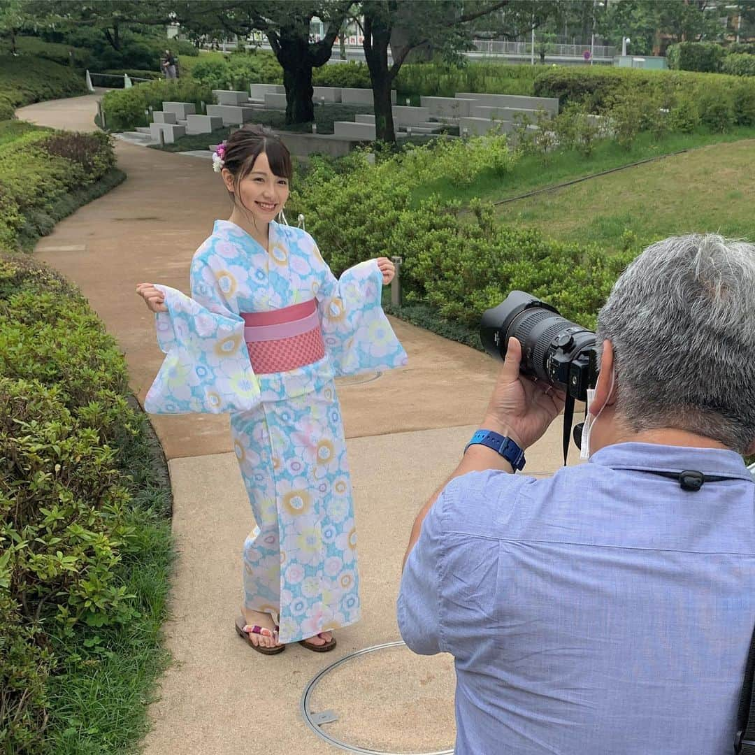 渡辺瑠海さんのインスタグラム写真 - (渡辺瑠海Instagram)「浴衣で撮影をしました！夏を感じますね〜  この撮影の詳細は、また別の日にお知らせします🎐  #浴衣 #テレ朝 #テレビ朝日 #テレビ朝日アナウンサー #アナウンサー #渡辺瑠海」7月2日 20時02分 - rumi_watanabe_ex