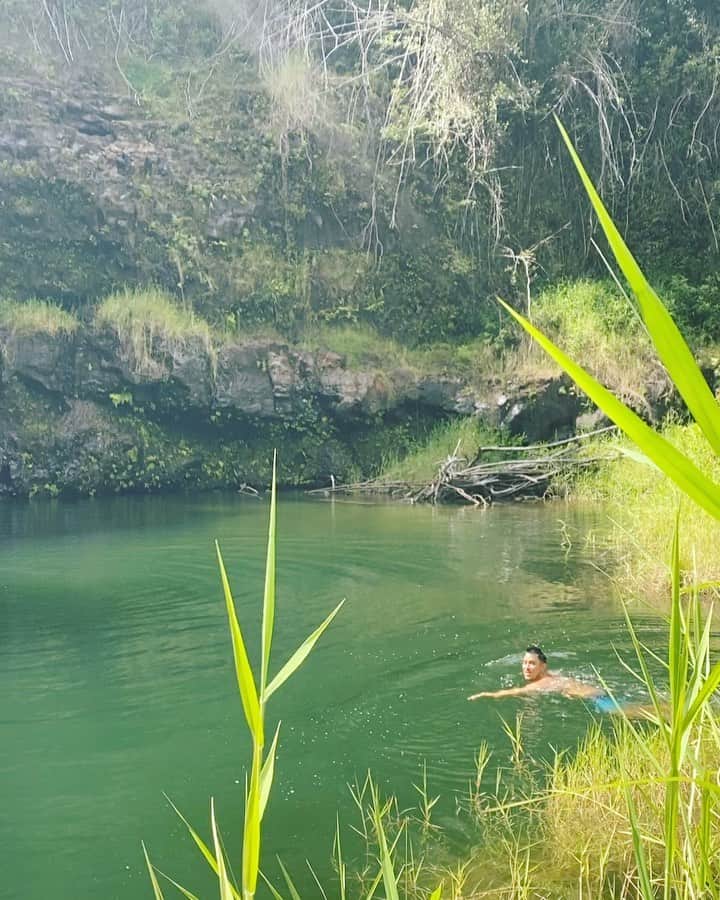 エビアン・クーのインスタグラム：「🌿✨🦋🌞」