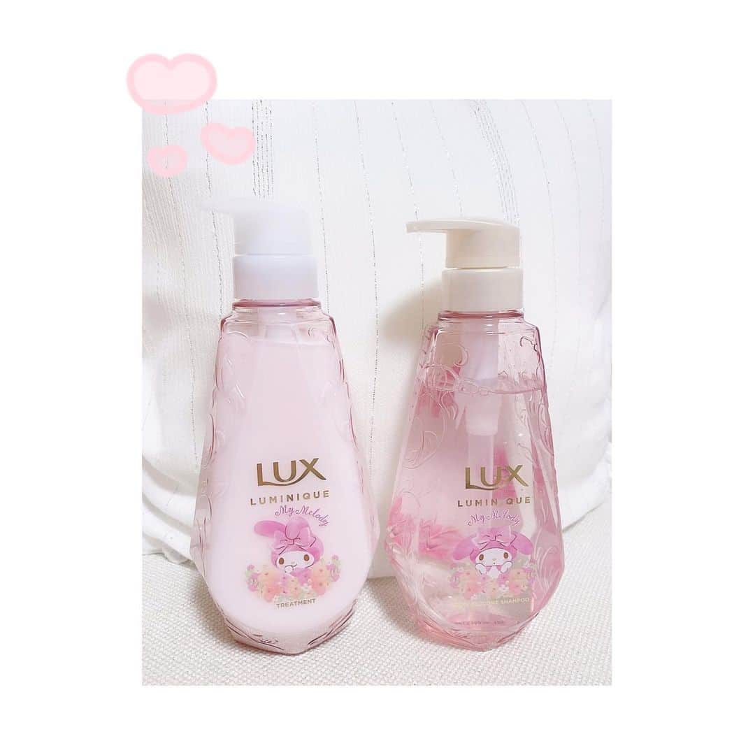 岩田陽菜さんのインスタグラム写真 - (岩田陽菜Instagram)「パケ買い😚💕💕💕﻿ ﻿ #lux#ラックス#ラックスルミニーク﻿ #シャンプー#shampoo#リンス#トリートメント#treatment#ヘア#hair#マイメロ#マイメロディ#pink#かわいい」7月2日 22時05分 - hina_naso_stu48