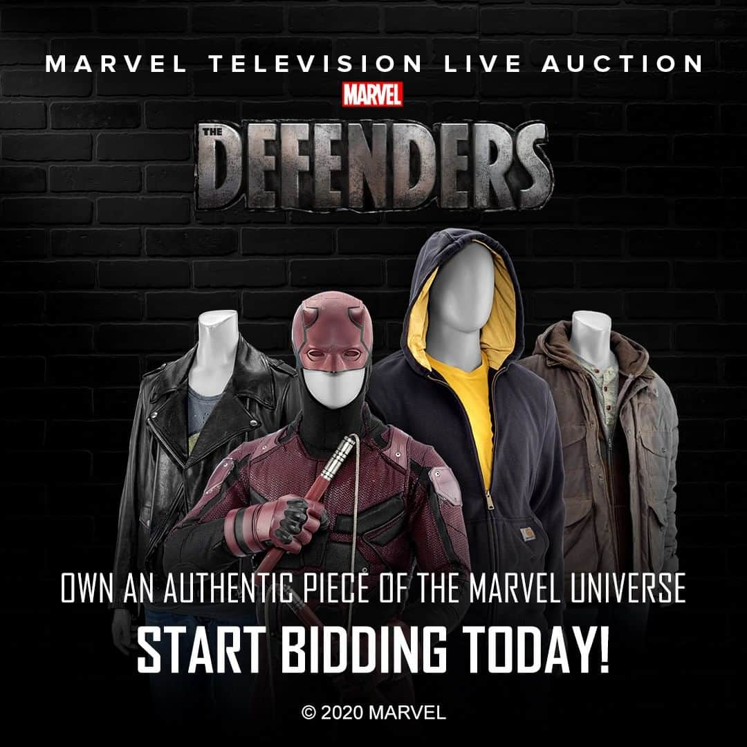 Marvel Entertainmentさんのインスタグラム写真 - (Marvel EntertainmentInstagram)「Own an authentic piece of the Marvel Universe! 💥  Bidding is now open in the #MarvelTVLiveAuction, featuring original props, costumes, and more from the production of "Marvel's The Defenders" and more at PropStore.com/Marvel.」7月2日 22時59分 - marvel