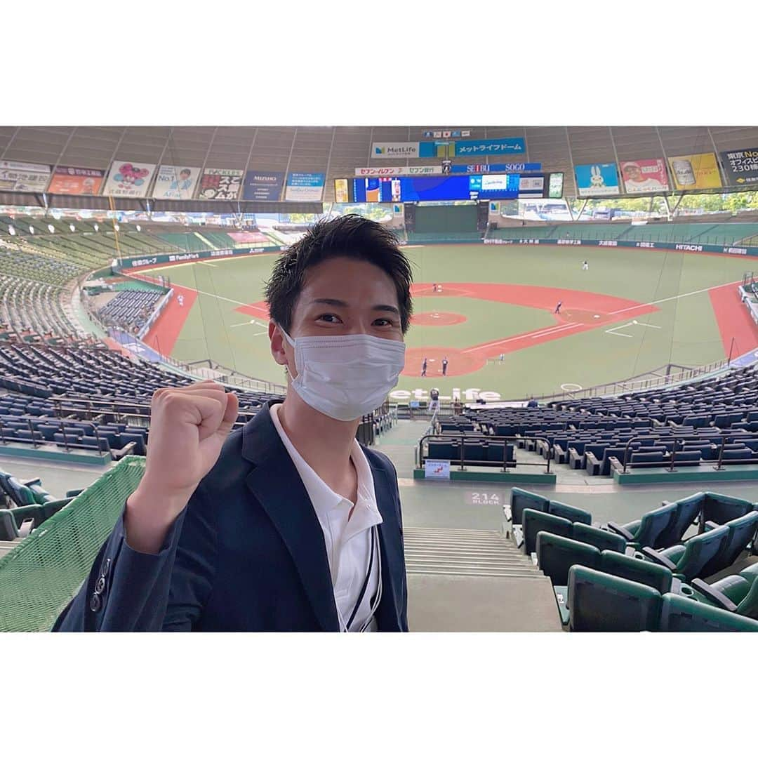 山田弥希寿さんのインスタグラム写真 - (山田弥希寿Instagram)「本日ライオンズナイターでの 初ベンチリポートでした！ ・ 一歩ずつ前に進んでいきます！ ・  #ライオンズナイター #ラジオ #文化放送 #プロ野球 ‬#npb #seibulions #埼玉西武ライオンズ #メットライフドーム #山田弥希寿 ・」7月2日 23時29分 - mikitoshi_617