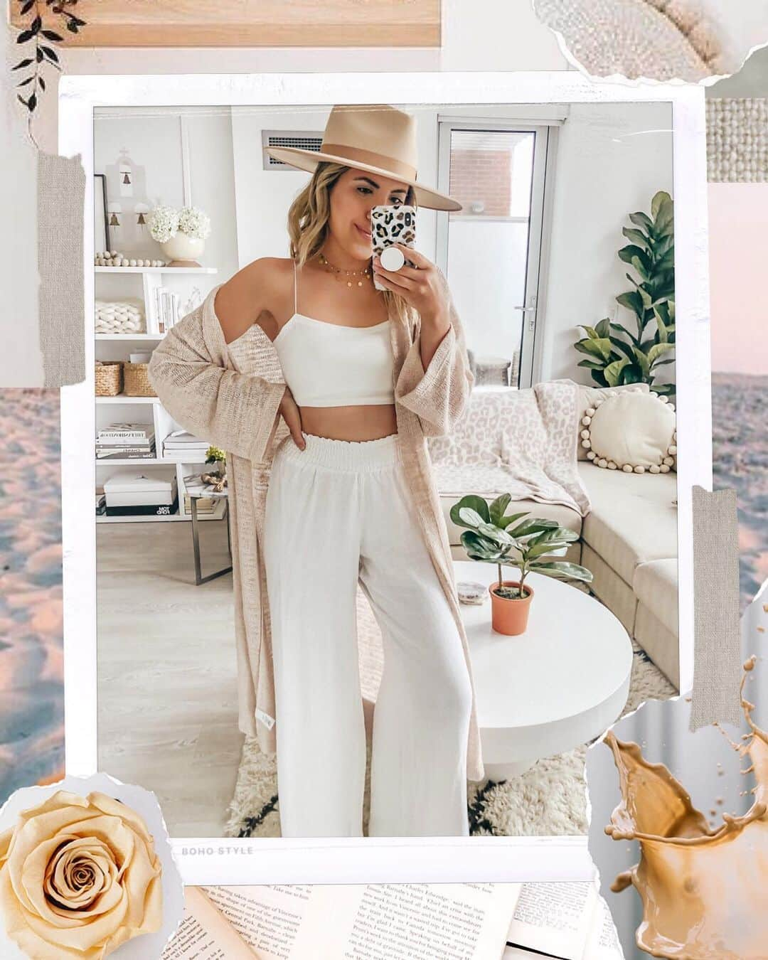 Stephanie Sterjovskiさんのインスタグラム写真 - (Stephanie SterjovskiInstagram)「Who else is a summer baby? I’m born in August (leave a ☀️ if you are!) Summery boho lounge looks try on (now live on my YouTube channel - link in bio). I could live in these linen smocked beach pants for the next two months! Linked all my looks on the blog (most of these are 60% off!!) & @liketoknow.it app too: http://liketk.it/2RzC9 @liketoknow.it #liketkit #LTKstyletip #LTKunder50 #LTKsalealert #summerstyle #bohostyle #loungewear」7月2日 23時34分 - stephsjolly