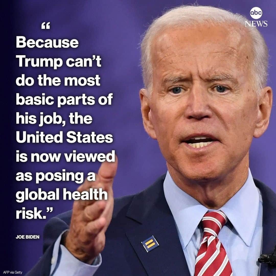 ABC Newsさんのインスタグラム写真 - (ABC NewsInstagram)「NEW: Joe Biden hits Pres. Trump over European Union's decision to restrict visitors from the U.S. amid coronavirus resurgence: "How many times must Americans pay the cost for Donald Trump's failures?" #joebien #donaldtrump #europeanunion #covid19 #coronavirus #travelban」7月3日 0時01分 - abcnews