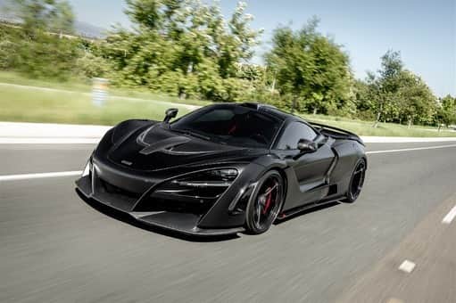 Dirk A. Productionsのインスタグラム：「🚨Super Rare 720S Avail! 2019 McLaren 720S N-Largo •1 of 1 in black & 1 of 5 in USA •2800 Miles ⚡️Want it? TEXT (424) 256-6861 #McLaren #Novitec #Nlargo #720S #Supercar」