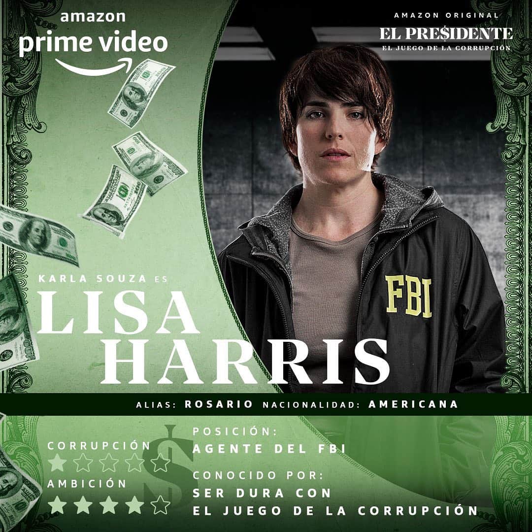 カーラ・ソウザのインスタグラム：「¡Llegó El Presidente! Uno de los mayores escándalos de la FIFA, contado desde adentro. 🕵🏻‍♀️⚽ ¡Ya disponible! #ElPresidenteTV @primevideolat @primevideomx @amazonprimevideo」