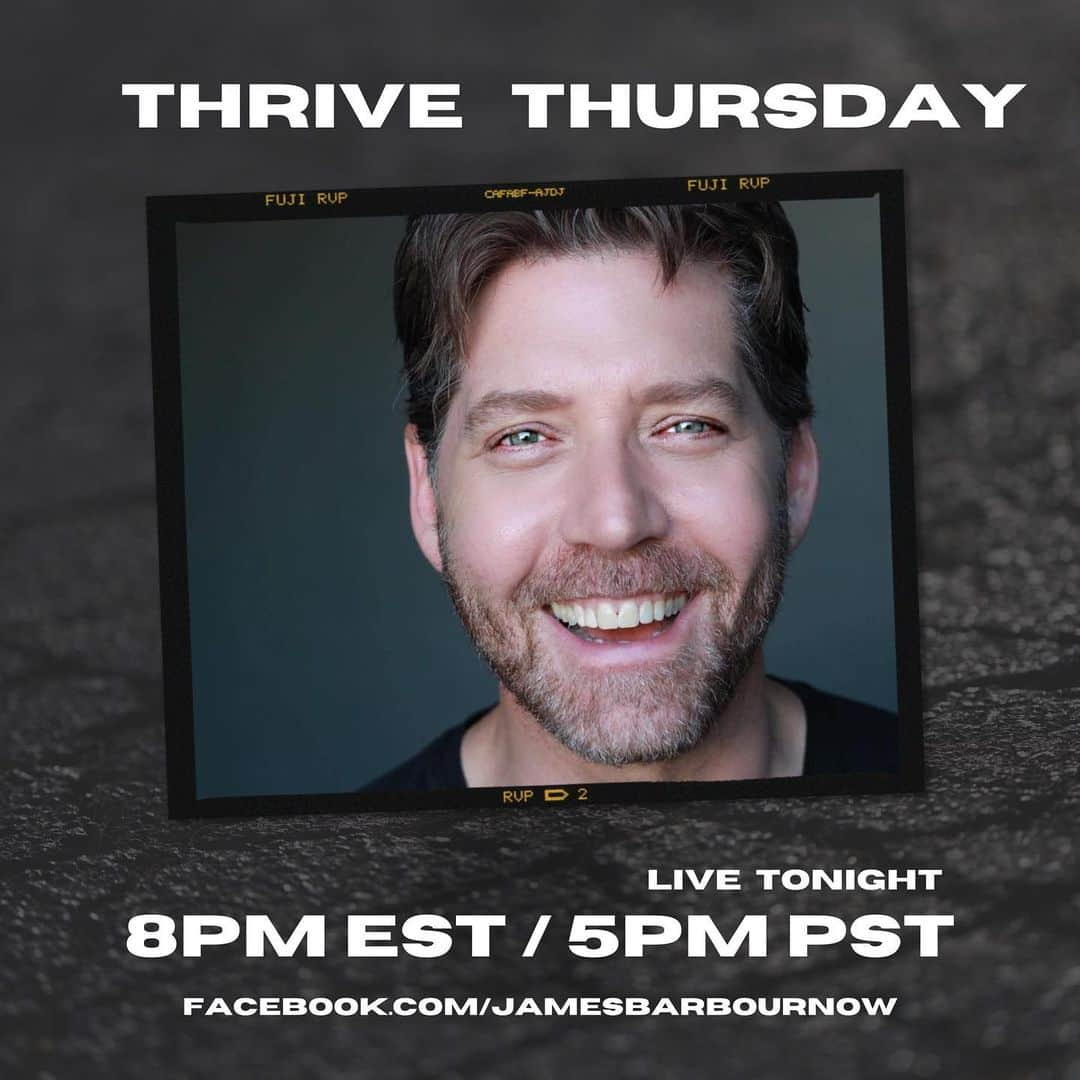 ジェイムズ・バーバーさんのインスタグラム写真 - (ジェイムズ・バーバーInstagram)「Thrive Thursday Facebook LIVE Tonight! 8pm EST / 5pm PST. ... ... Join me. Let’s come together and chat!  www.Facebook.com/jamesbarbournow ... ... #artheals #artistsupport #success #growth #journey #entreprenuer」7月3日 1時03分 - jamesbarbournow