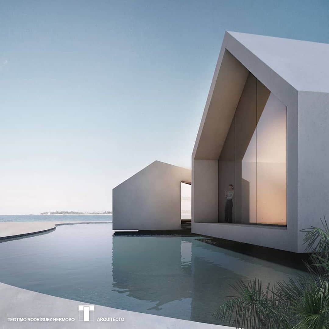 Architecture - Housesさんのインスタグラム写真 - (Architecture - HousesInstagram)「Pavilion Second Home by @arthectonica⁣⁣⁣ Teotimo Architect⁣⁣⁣ 📐 ⁣⁣⁣ #archidesignhome ⁣⁣⁣  ___⁣⁣⁣ #spain #design #projects #luxuryvillas #instagood #photography #home #villas #archilovers #luxuryhomes #architecture  #luxuryarchitecture #design  #modernarchitecture #interiordesign #render #minimal #teotimoarchitect #architecture」7月3日 1時00分 - _archidesignhome_