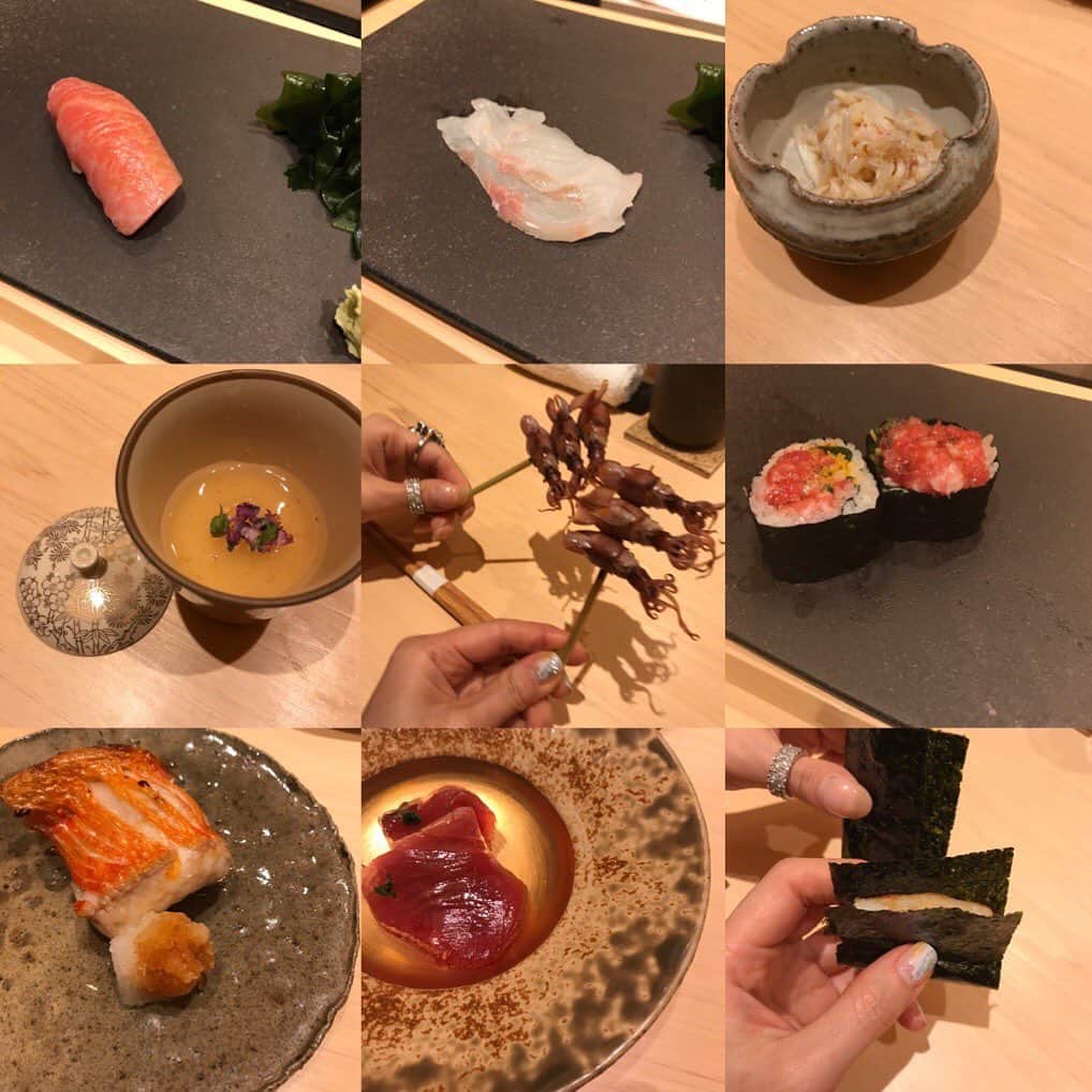 増山敬子さんのインスタグラム写真 - (増山敬子Instagram)「今晩わ。こちらは3月に訪れた #龍次郎 お寿司が大好きだから行けてすごく嬉しかったなっ😆 なかなか予約が取れなくて、 行けたのがとってもラッキーでした！ みさちゃんありがとう💕💕」7月3日 1時23分 - keikomasuyama