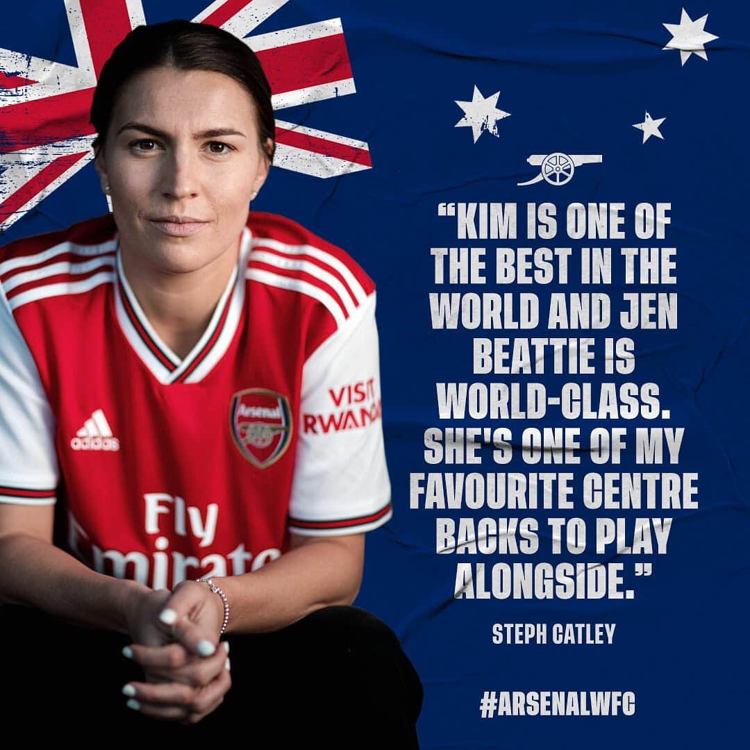 Arsenal Ladiesさんのインスタグラム写真 - (Arsenal LadiesInstagram)「High praise for #CaptainLittle and Jen 👏 @stephcatley 🇦🇺」7月3日 1時44分 - arsenalwfc