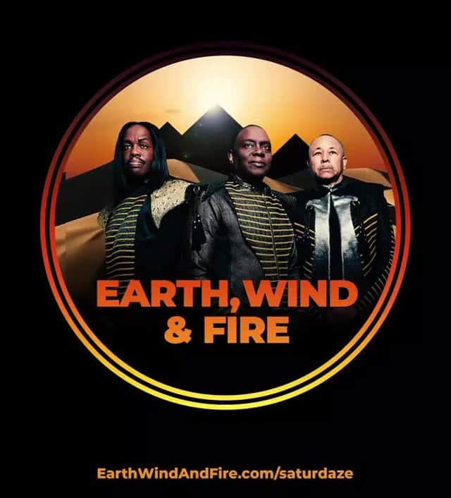 アース・ウィンド・アンド・ファイアーのインスタグラム：「This Saturday, July 4th @ 1pm pst! @dnice joins Philip, Verdine and Ralph to dance alongside fans from all over the world and raise money for charities fighting for social justice. It's called 🌅#SATURDAZE and Everyone everywhere is invited! Register free at the link in bio.⠀ - Dress to impress (you will be on camera)⠀ - Come ready to dance⠀ - We can't wait to see you」