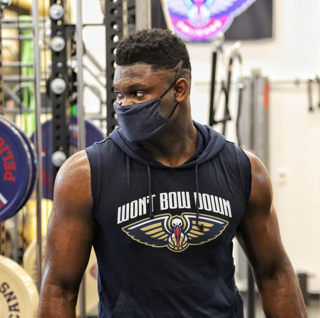 レイチェル・ニコルズさんのインスタグラム写真 - (レイチェル・ニコルズInstagram)「Zion heard y’all talking about how many beignets he was gonna eat during this shutdown...  📸: @pelicansnba」7月3日 3時08分 - rachel_nichols