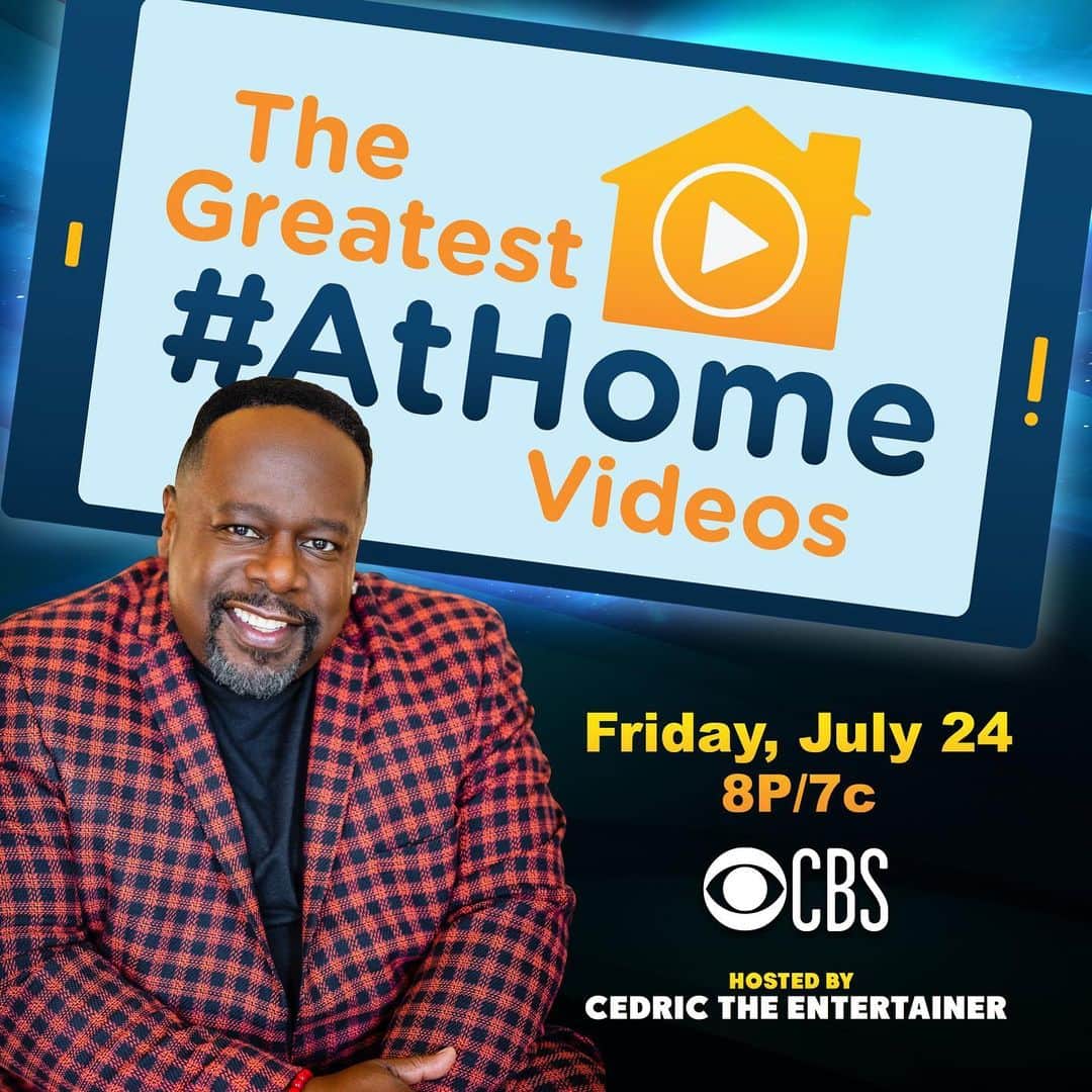 CBSさんのインスタグラム写真 - (CBSInstagram)「Are you ready for more of THE GREATEST #ATHOMEVIDEOS? @cedtheentertainer returns to host 4 new specials showcasing the next gen of viral videos, beginning July 24 8pm ET/PT on #CBS!」7月3日 4時11分 - cbstv