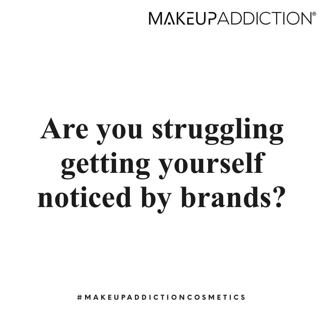 Makeup Addiction Cosmeticsさんのインスタグラム写真 - (Makeup Addiction CosmeticsInstagram)「Sometimes getting yourself noticed by a brand you would like to work with is a matter of technique. In my masterclass, I teach you how to demand brands attention faster! 😱😱  #makeupaddictioncosmetics #makeupaddiction」7月3日 4時50分 - makeupaddictioncosmetics